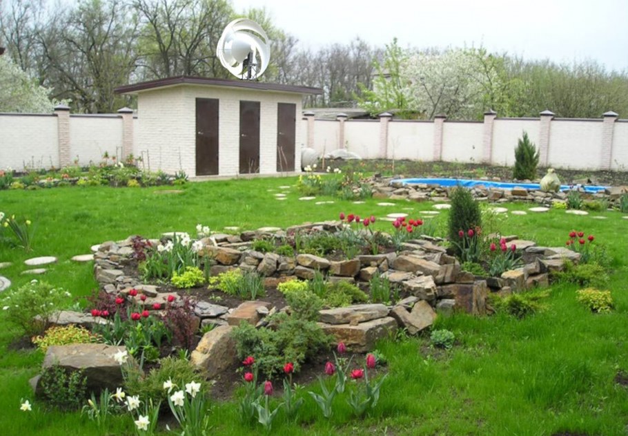 Благоустройство приусадебного участка в деревне