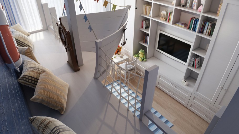 Оригинальные детские комнаты