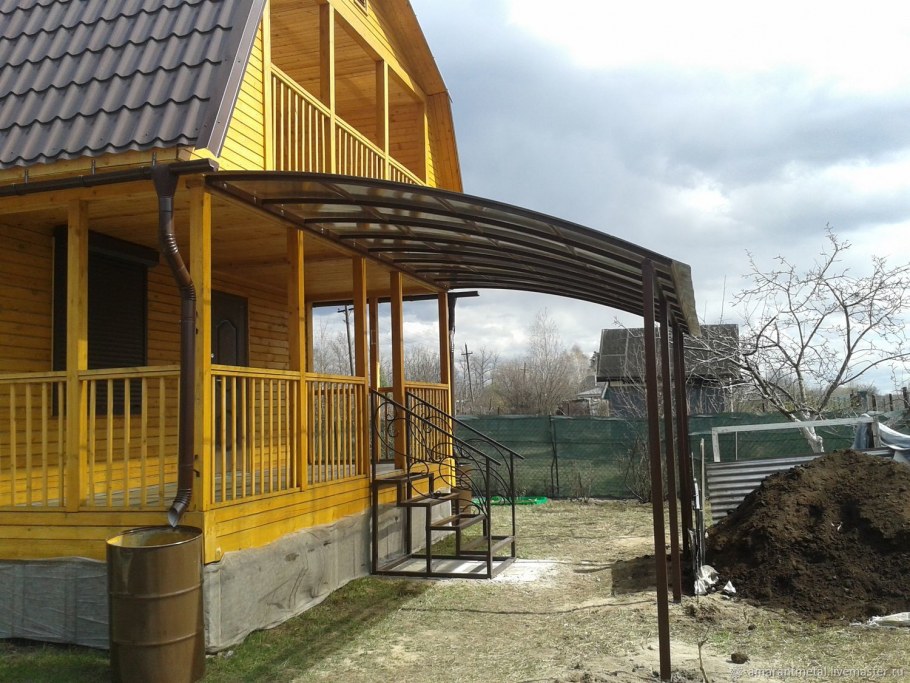 Навес к дому