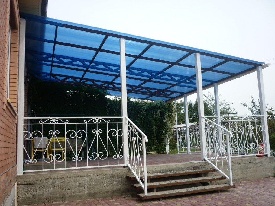Веранда из металла