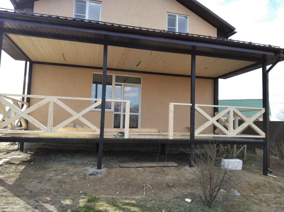 Веранда из ЦСП