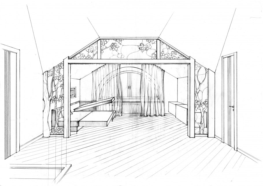 Эскизы домов внутри