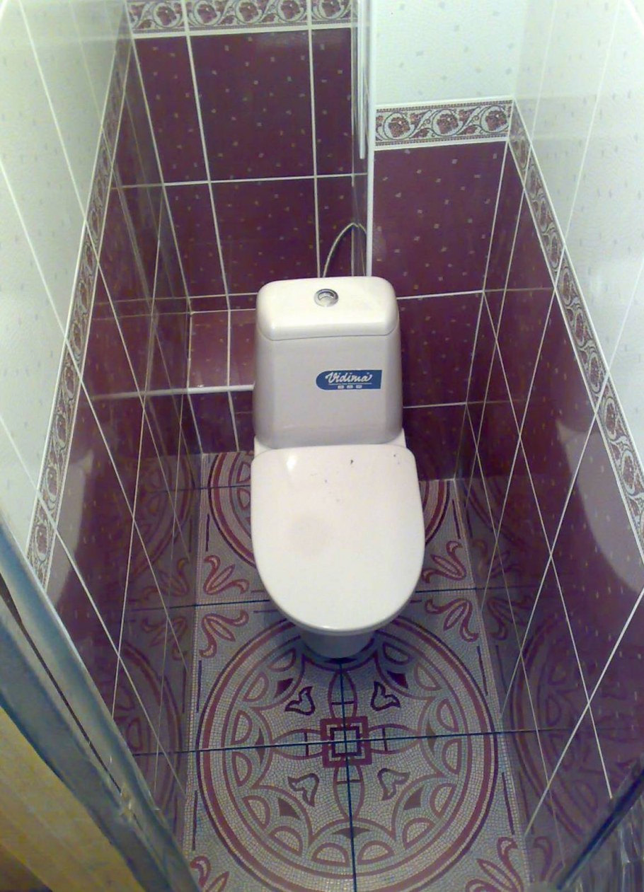 Отделка туалета в хрущевке