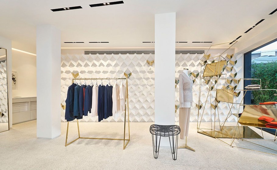 Интерьер магазин одежды 3д