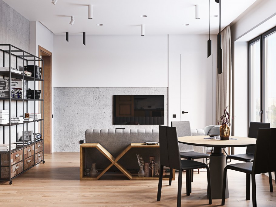 Столовая в стиле Контемпорари