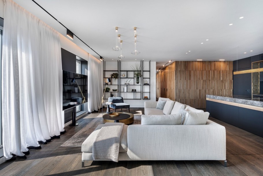 Дизайн интерьера Контемпорари зеленый