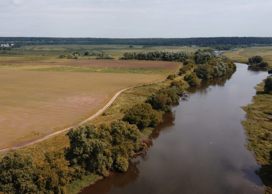 Москва река в Звенигороде фото на рабочий стол