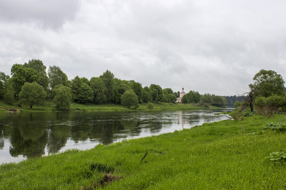Москва река зимой Звенигород