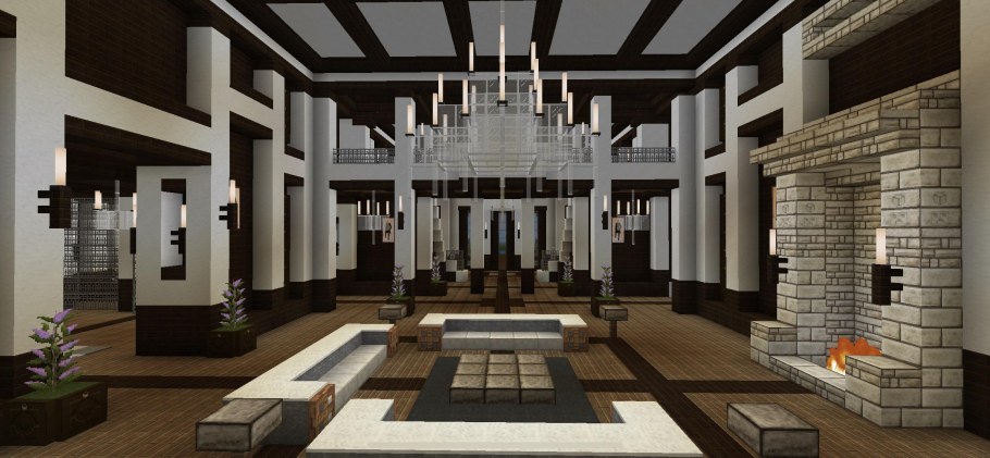 Интерьер в МАЙНКРАФТЕ