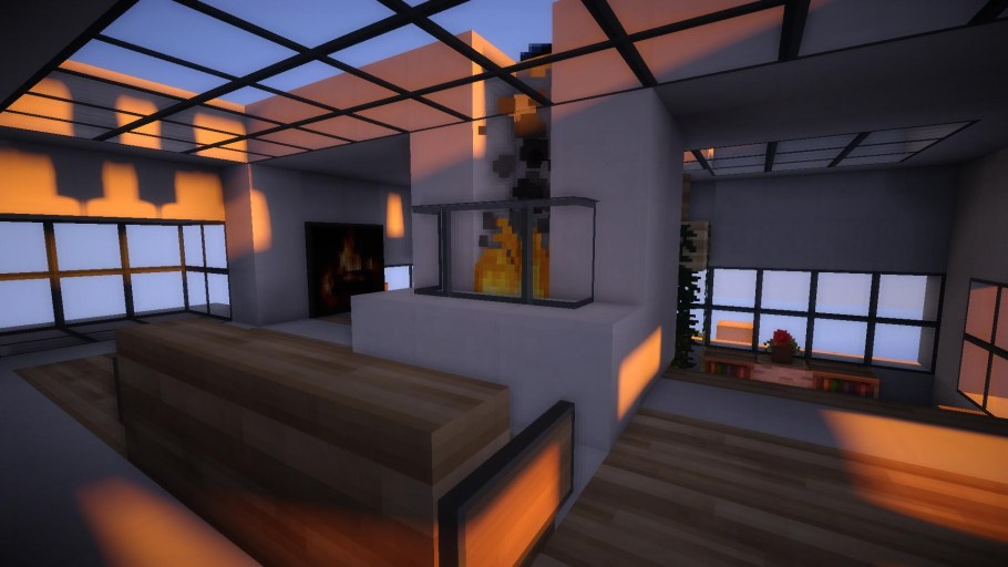 Интерьер спальни в МАЙНКРАФТЕ красиво