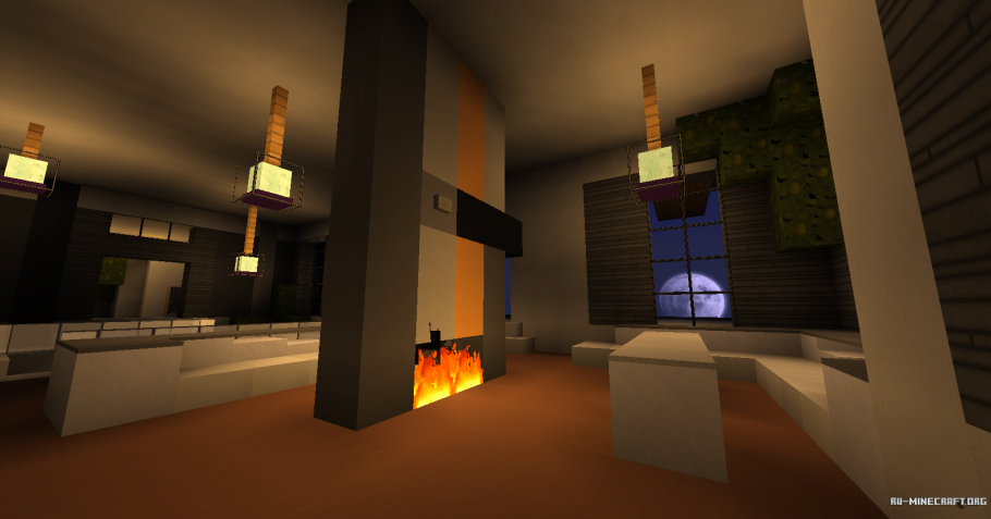 Интерьер в МАЙНКРАФТЕ