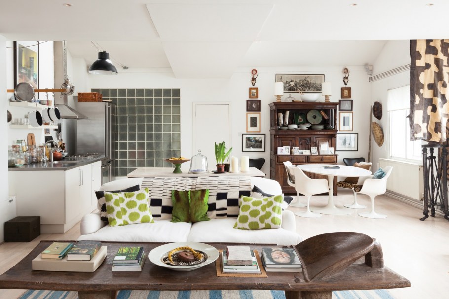 Гостиная Эклектика лофт