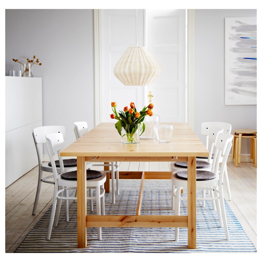 Стул икеа ИДОЛЬФ белый