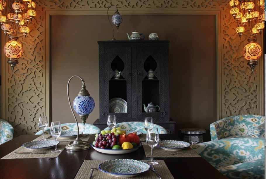 Восточная люстра Мараканд МДФ