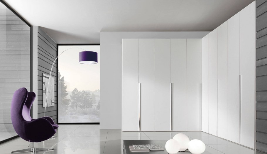 Белый шкаф в интерьере