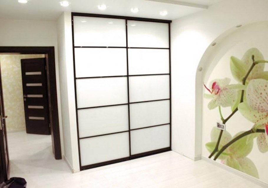 Зеркальные раздвижные двери