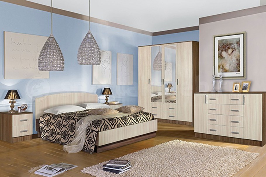 Спальный гарнитур Диана дуб сомона