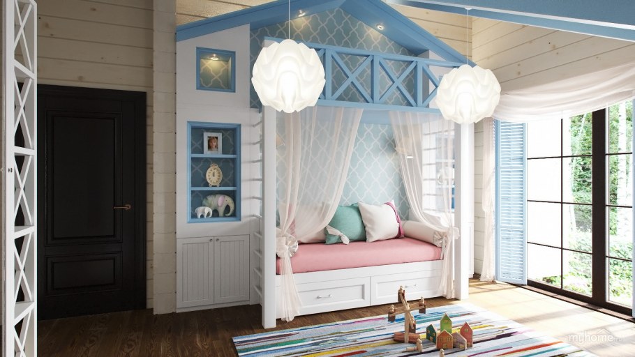 Интерьер в средиземноморском стиле вагонка