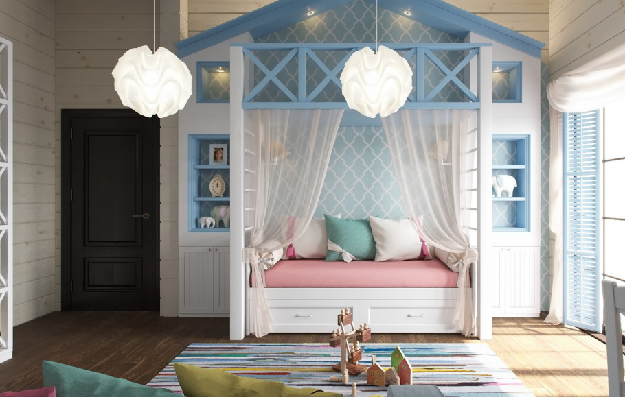 Интерьер в средиземноморском стиле детская