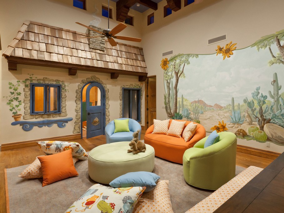 Детская игровая в средиземноморском стиле