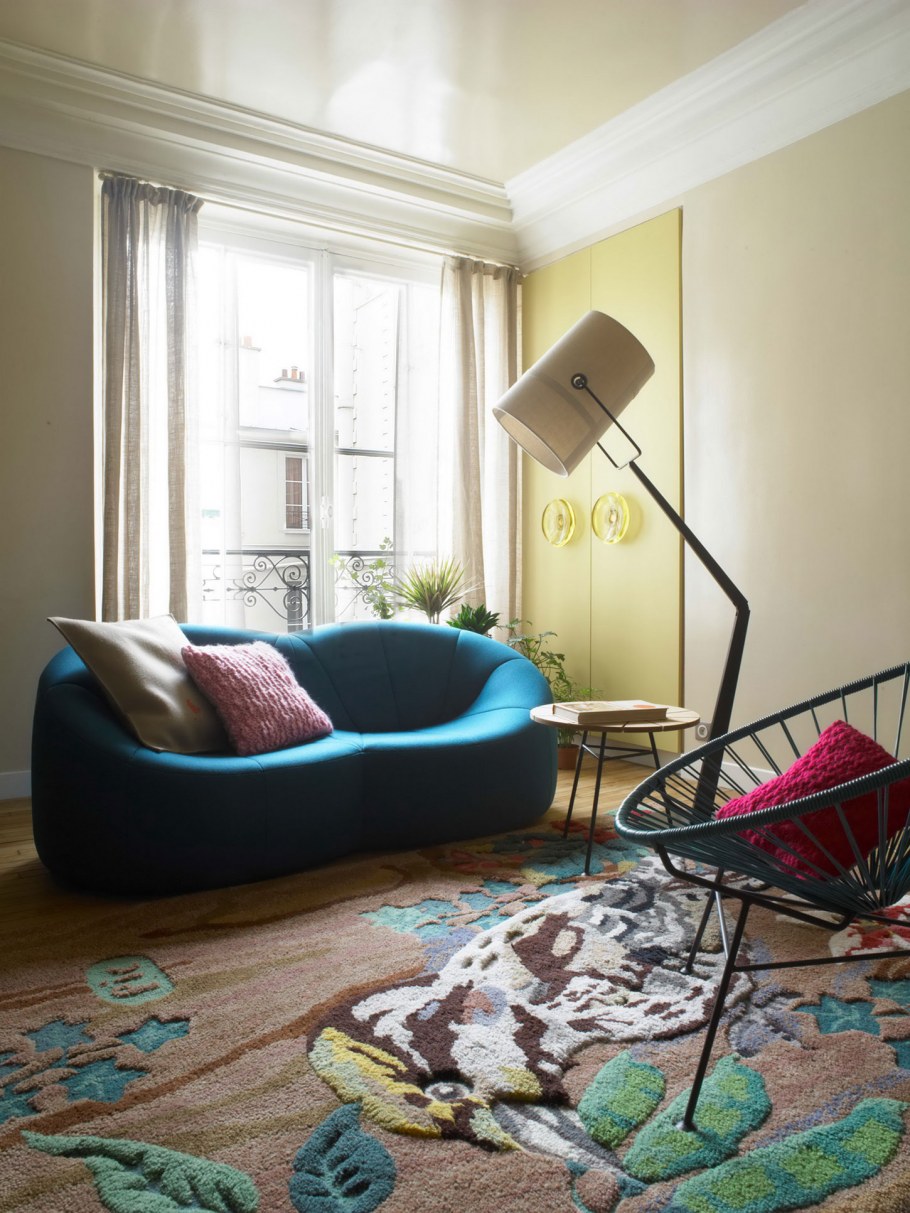 Интерьер маленькой Парижской квартиры