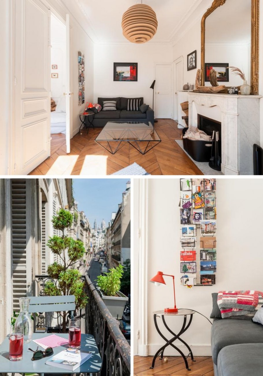 Стильные маленькие Парижские квартиры