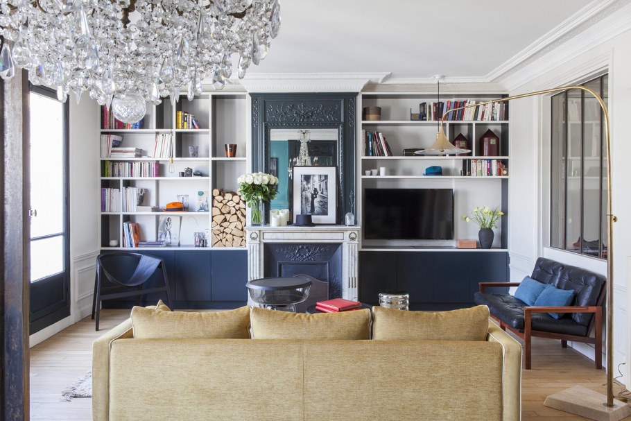 Парижский интерьер однокомнатной квартиры