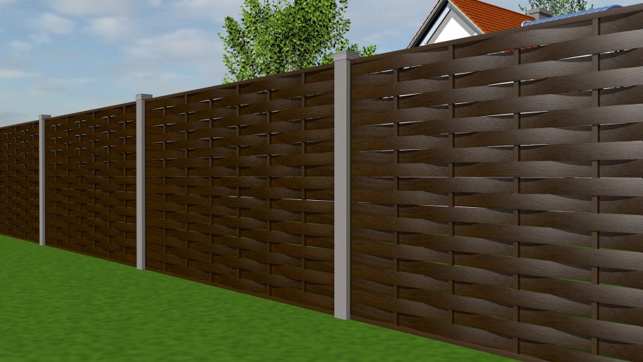 Забор ДПК "плетенка" Hilst