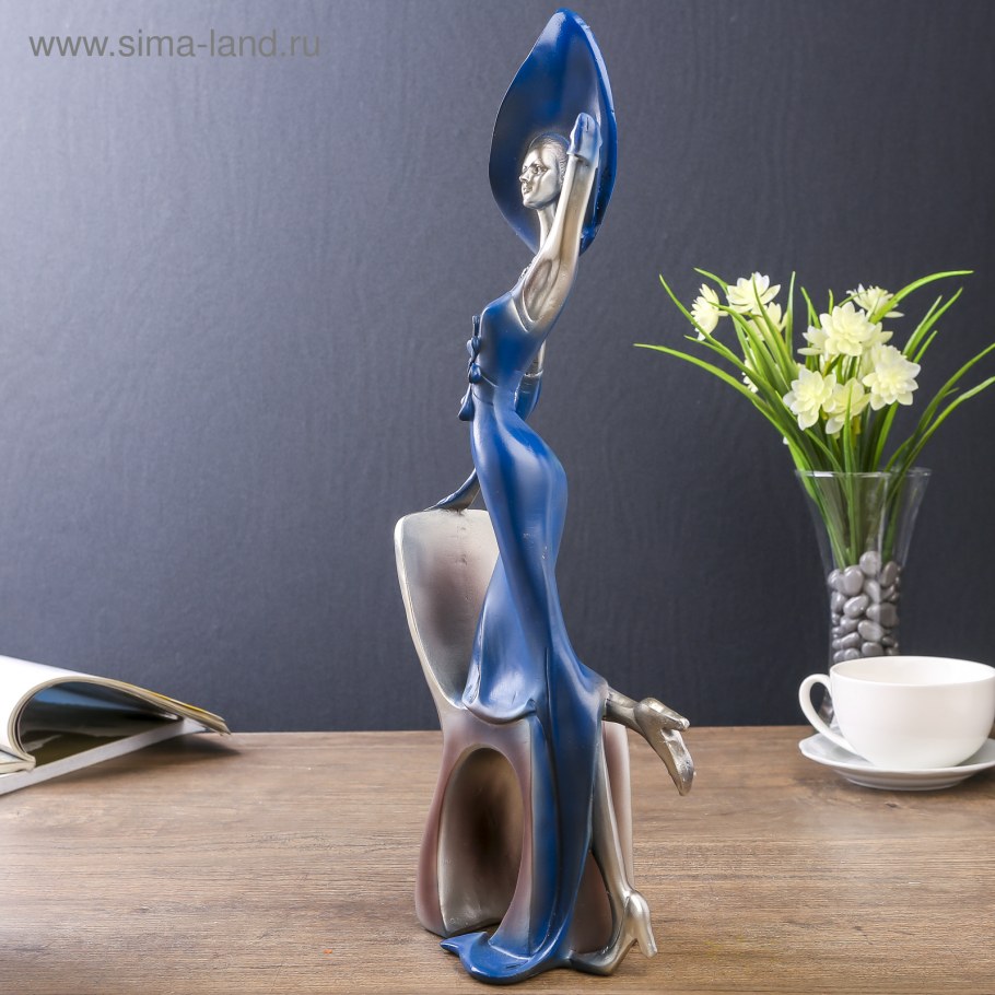 Дизайнерская скульптура для интерьера высокая купить