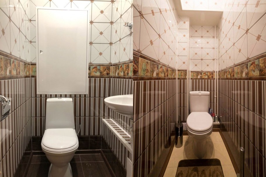 Современная отделка туалета