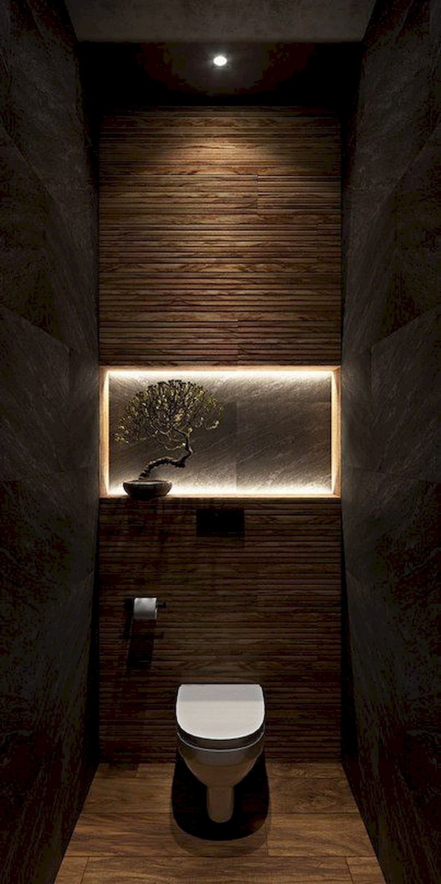 Отделка туалета пластиковыми панелями