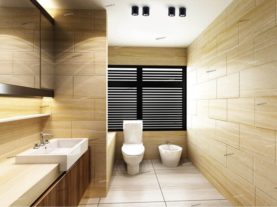 Дизайнерская отделка туалета