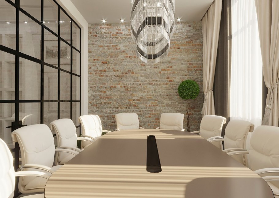 Переговорная с рейками