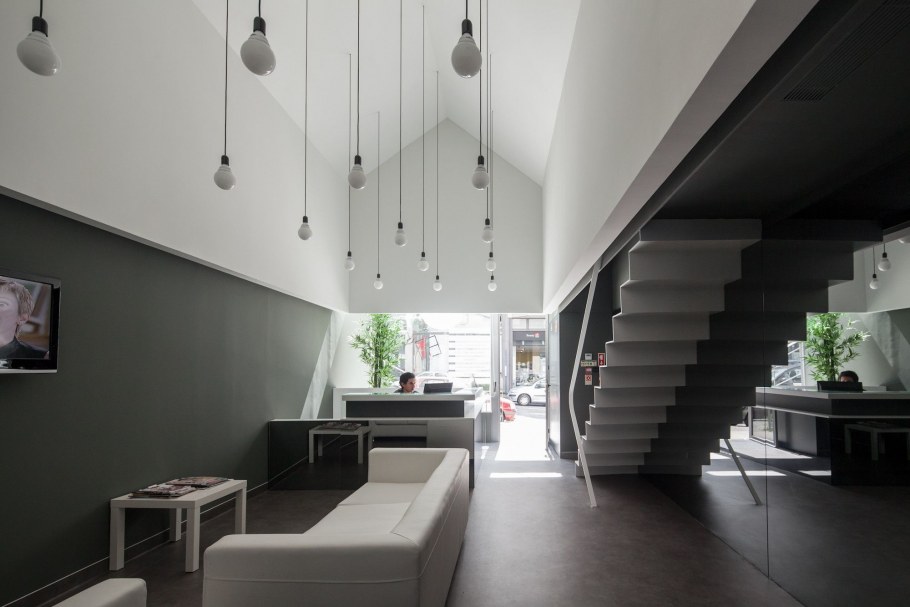 Красивое освещение в офисе