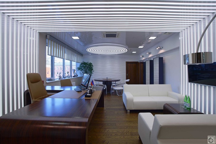 Современный офис в стиле Хай тек