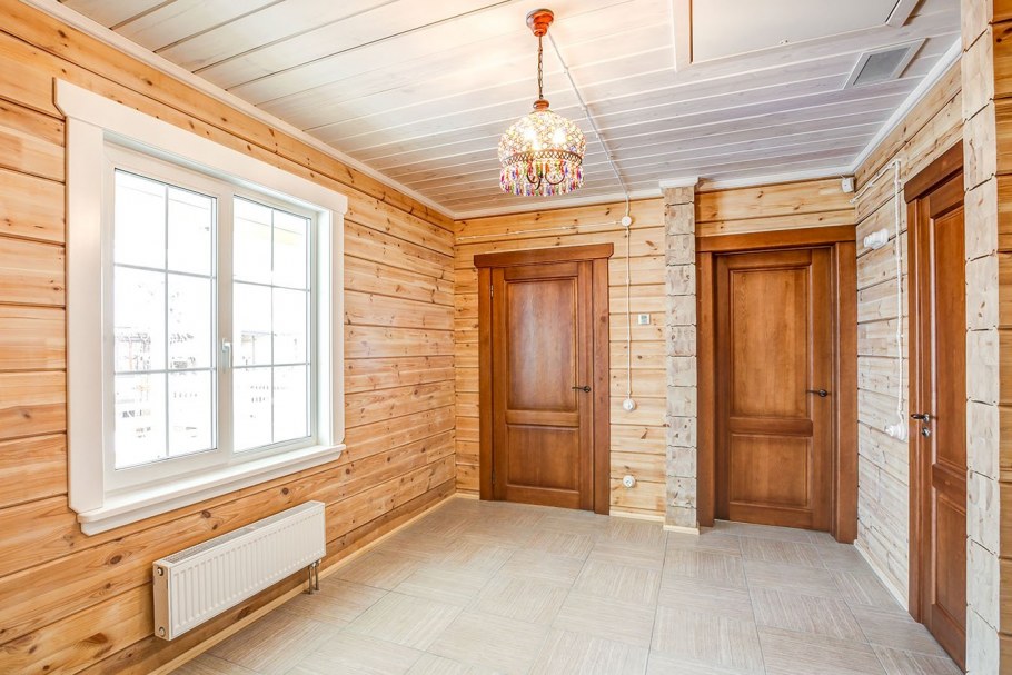 Электрика в доме из клееного бруса