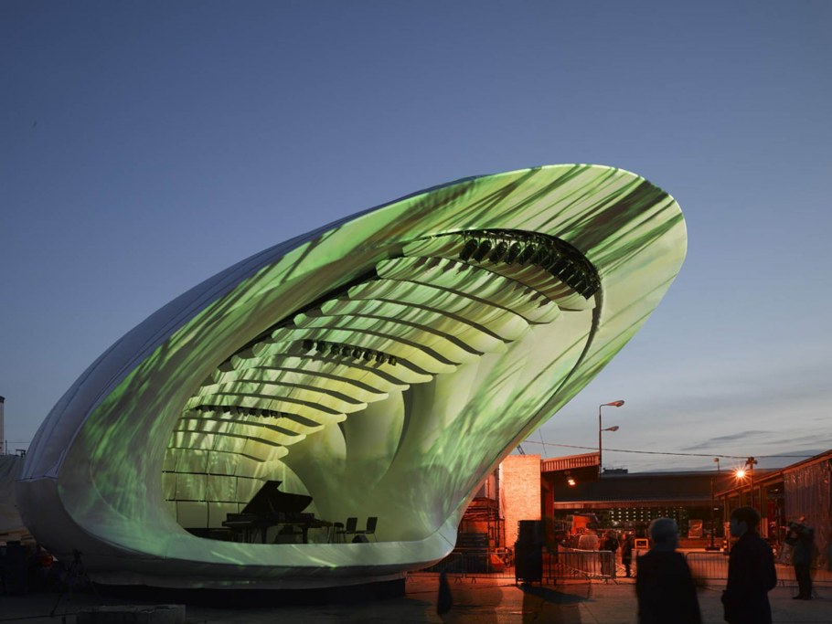 Бионика в архитектуре Ракушка