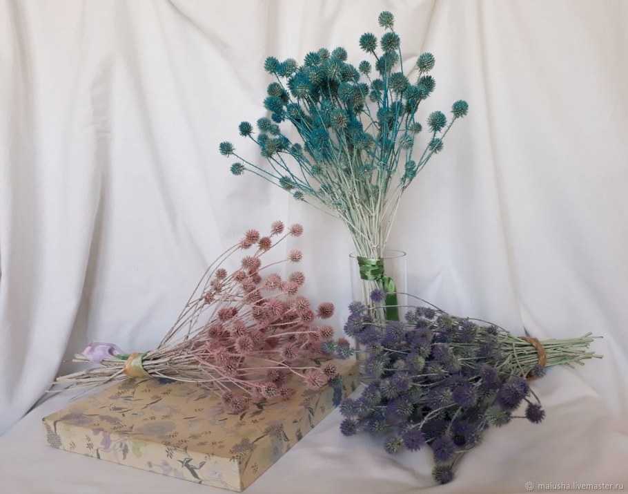 Сухие цветы в интерьере