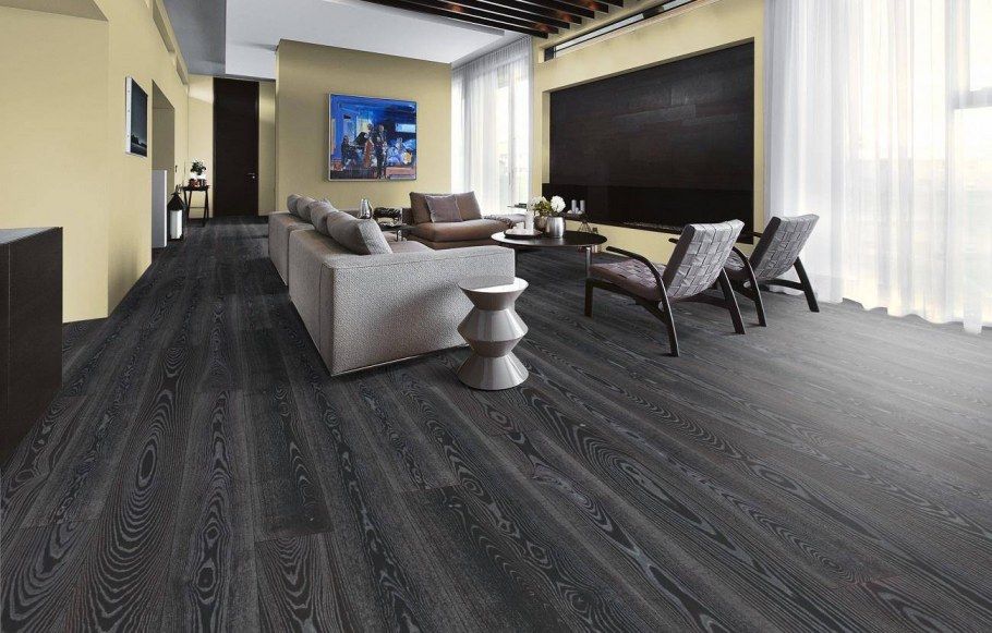 Kahrs ясень черное серебро