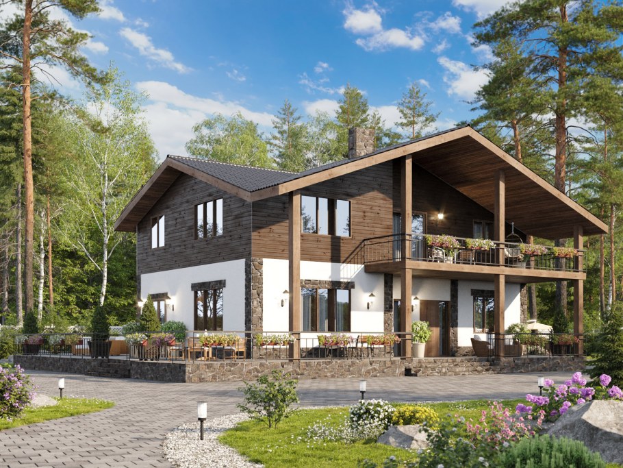 Дом Шале планкен