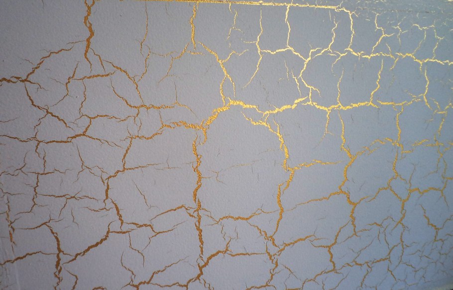 Венецианская штукатурка кракелюр золото