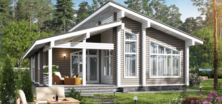 Скандинавский каркасный дом