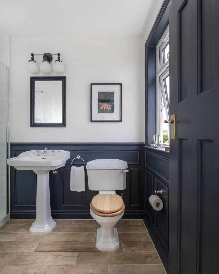 Туалет в английском стиле