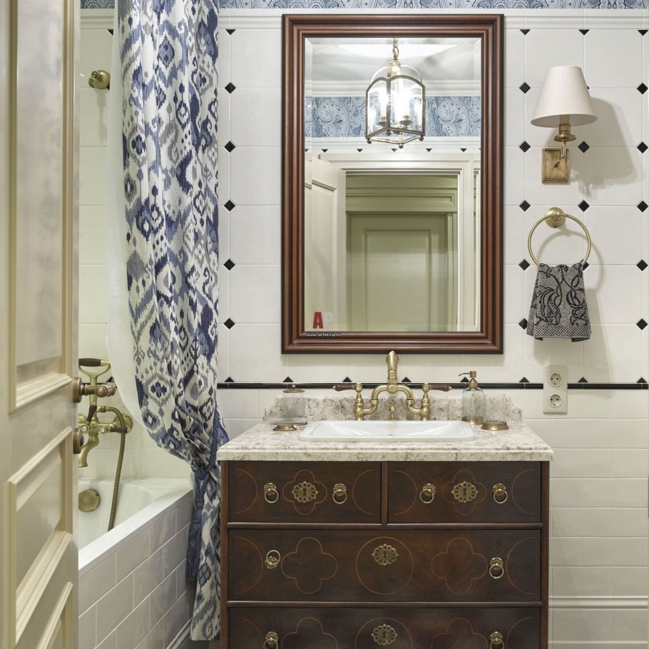 Ванная в английском стиле