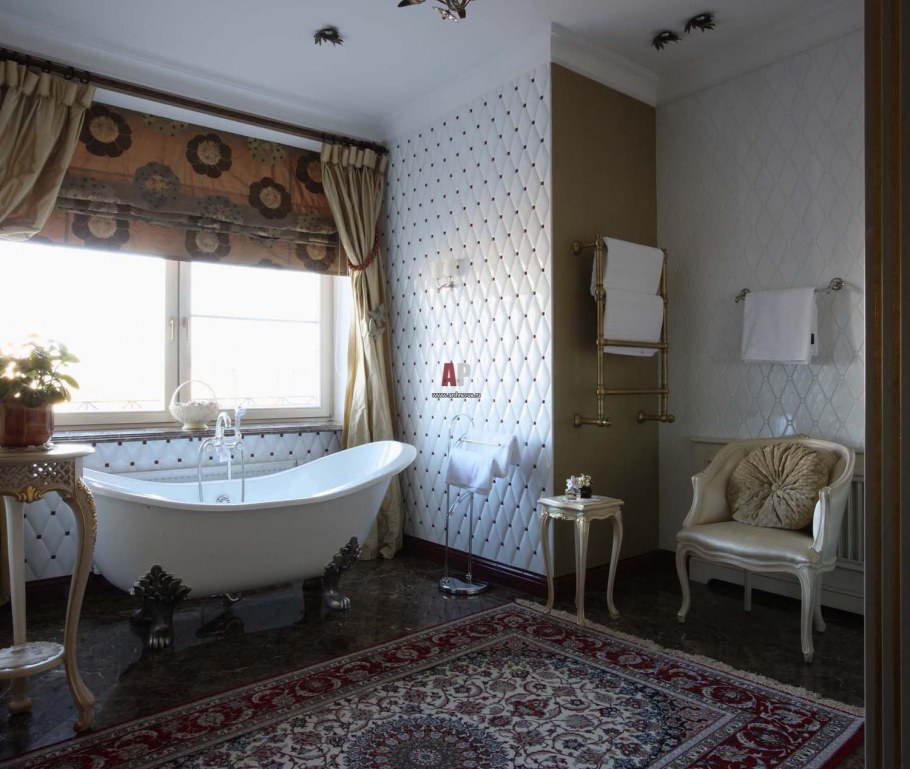 Санузел в викторианском стиле