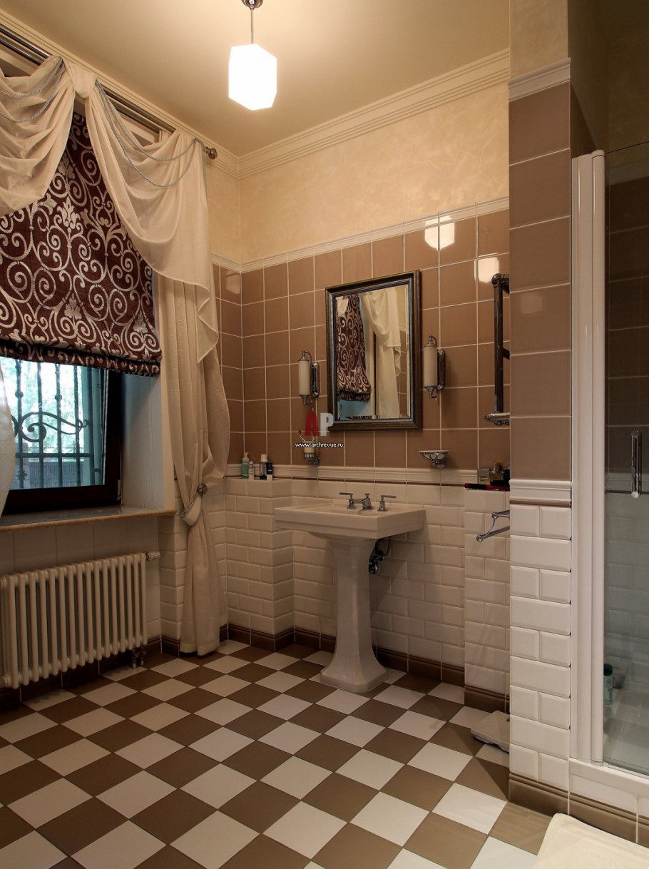 Туалет в английском стиле