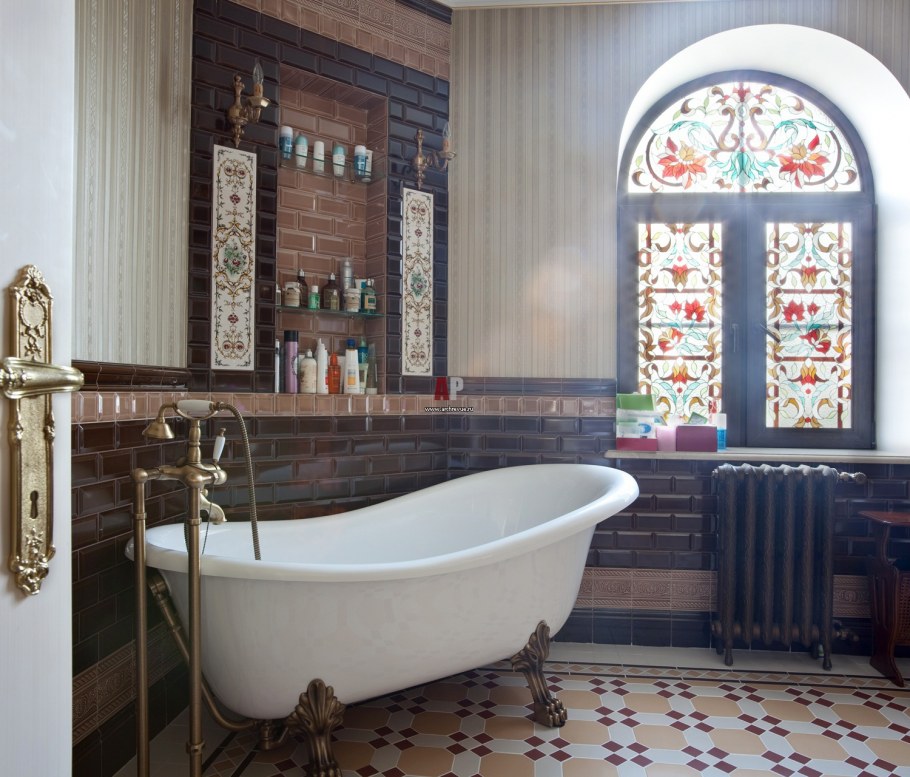 Ванная в английском стиле