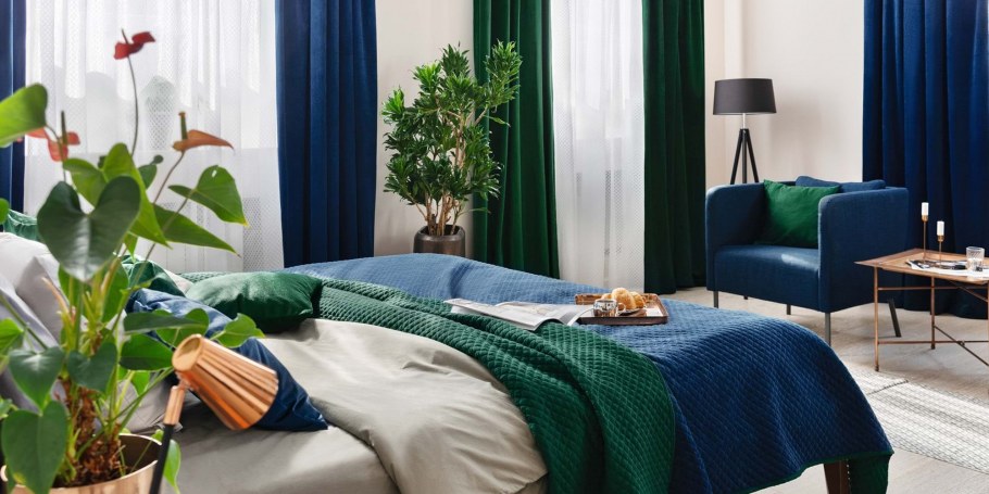 Wess Indigo штора синяя