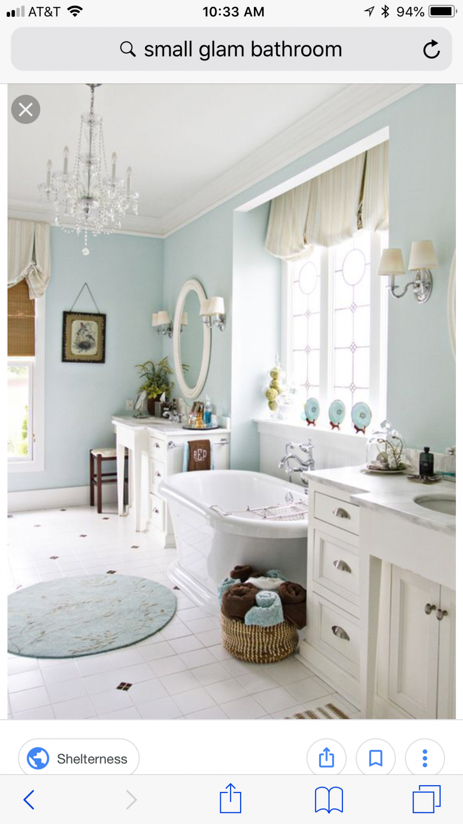 Ванна шебби Шик