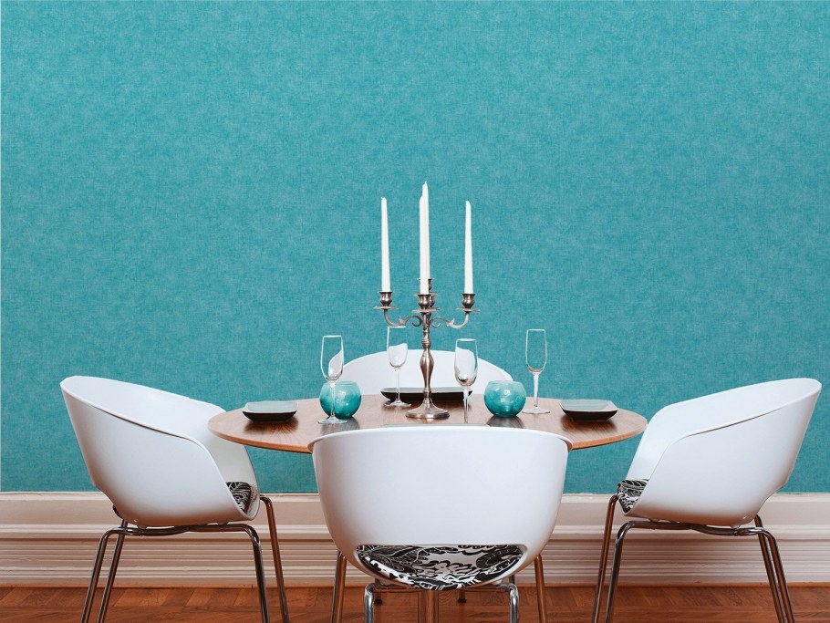 Голубые обои однотонные